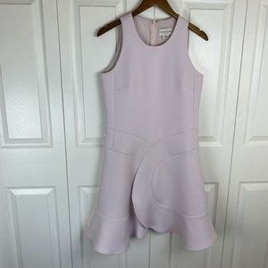 Charlotte Brody 4 Purple Dress A-Line Sleeveless Mini Career Evening Party